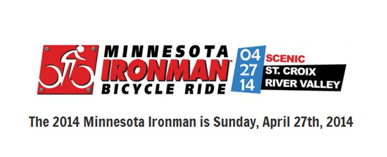 Mn Ironman bike ride.